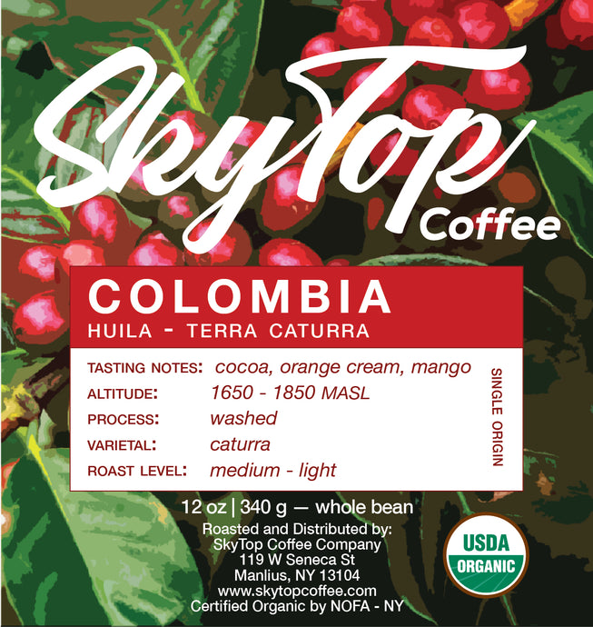 COLOMBIA - S. HUILA - CATURRA (MED - LIGHT)