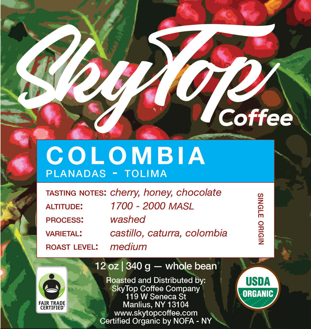 COLOMBIA - TOLIMA (MEDIUM)- RATED 93 by COFFEE REVIEW