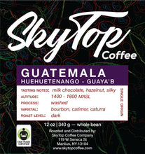 Load image into Gallery viewer, GUATEMALA - GUAYA'B (DARK ROAST)